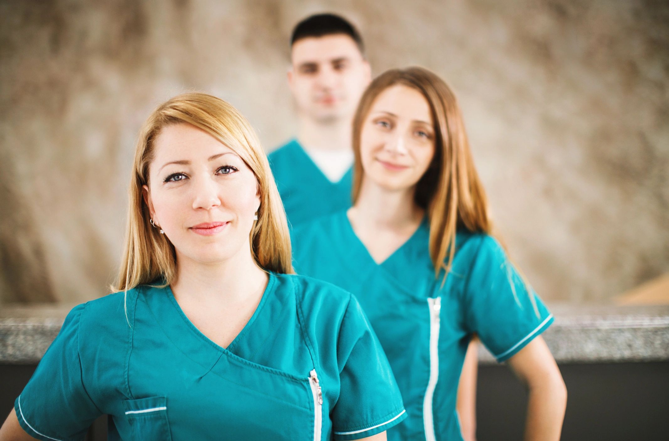 Smiling nurse portrait